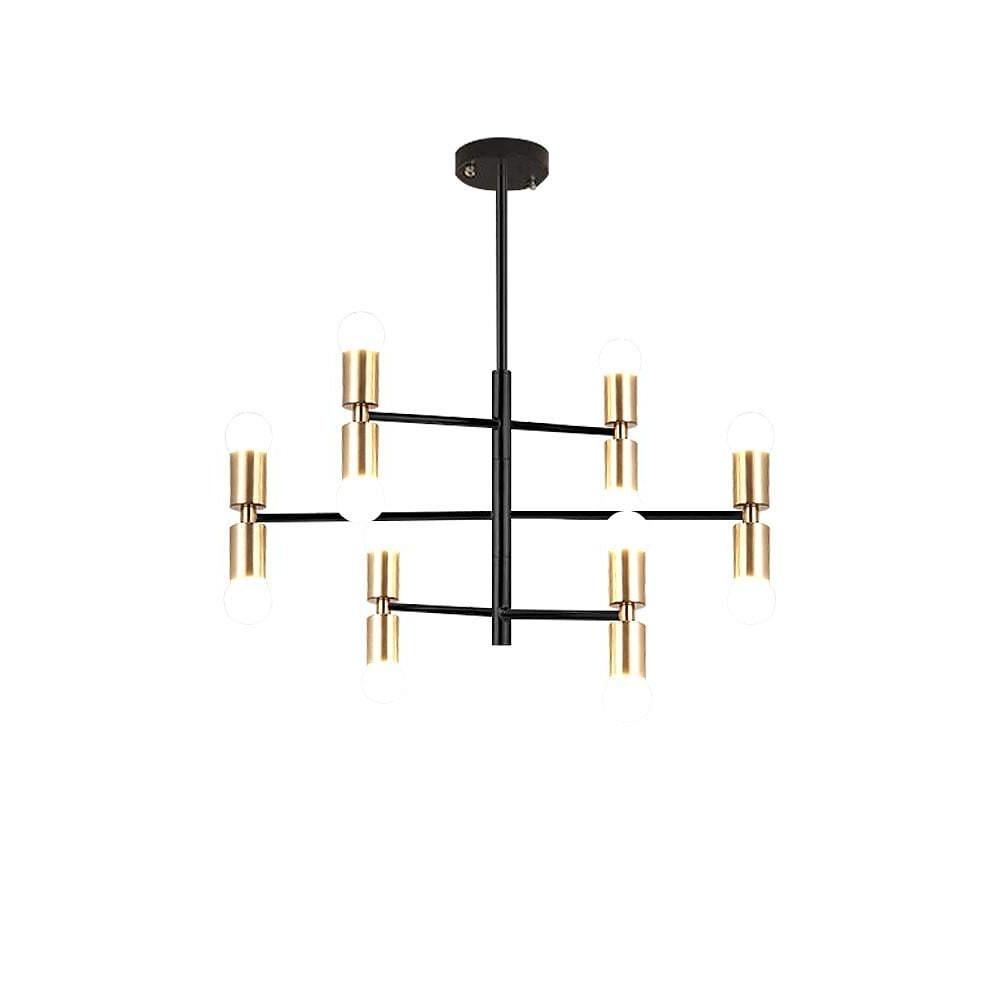 35'' LED 12 Bulbs New Design Chandelier Artistic Contemporary Metal Sputnik Sputnik Design-dazuma