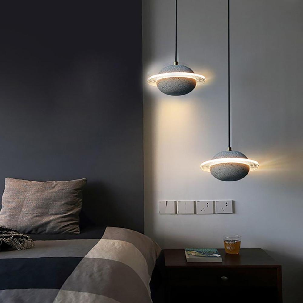 7'' LED 1-Light Lantern Desgin Pendant Light Acrylic Island Lights