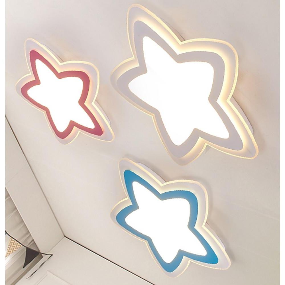 14'' LED 1-Light Flush Mount Lights Metal Acrylic Dimmable Ceiling Lights