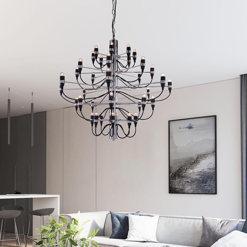 Creative 50 - Light Electroplated Candlestick Design Modern Chandeliers