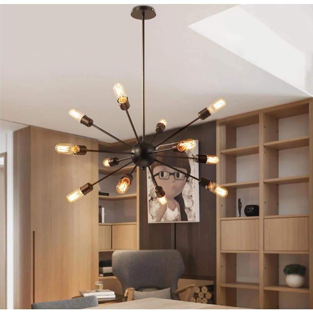 Cluster Sputnik Chandelier Mid - Century Chandeliers for Living Room