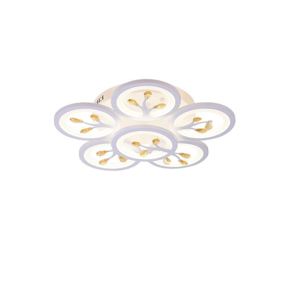 16 Lights Flower Dimmable LED White Nordic Ceiling Lights Flush Mount Lighting