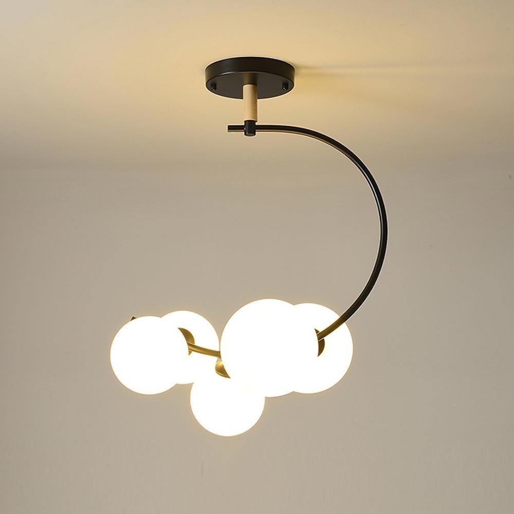 5 - Light Cluster Globe Chandelier Dining Room Chandelier