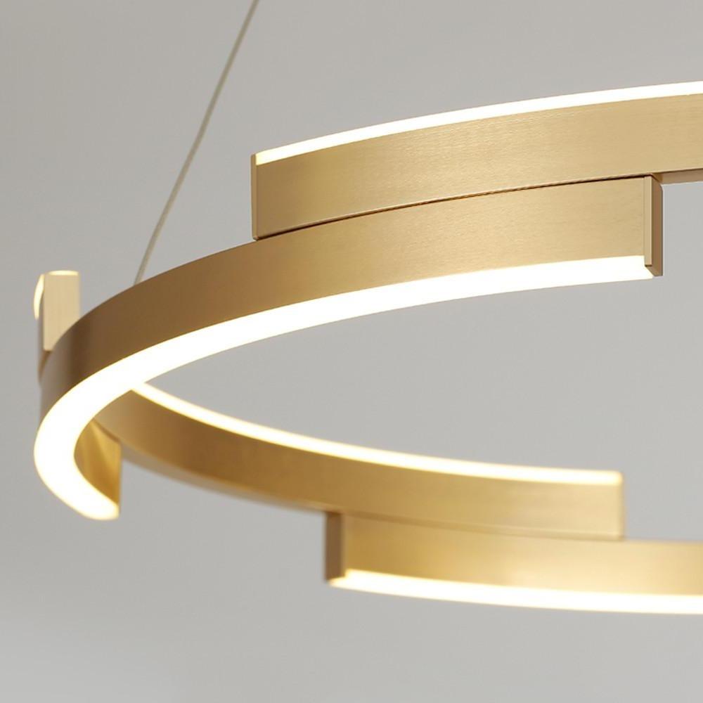 31'' LED 6-Light LED New Design Chandelier Modern LED Metal Geometrical Circle Circle Design-dazuma
