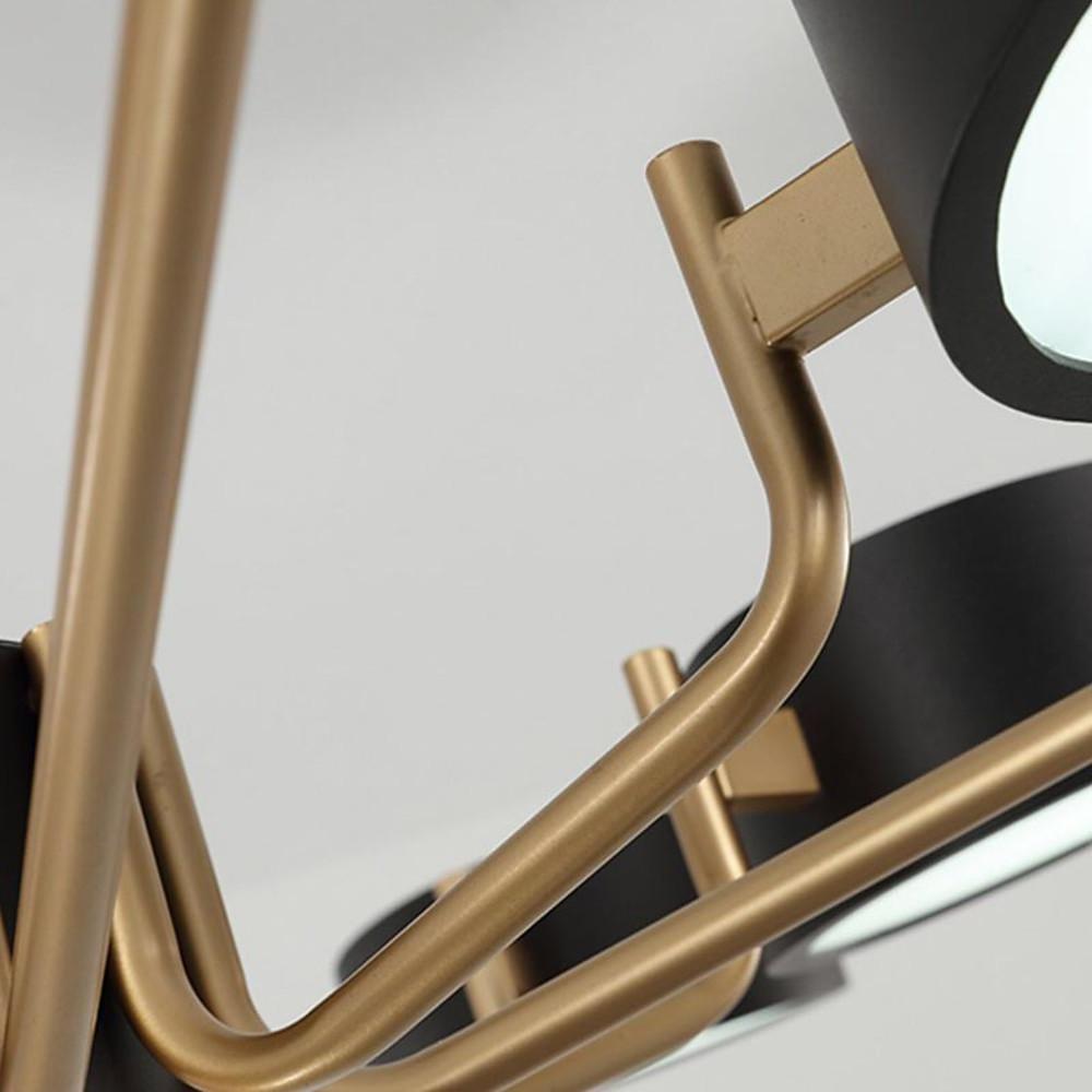 8 - Light Tasking Chandelier - Fixed 24'' Height, 3000K - 5400K