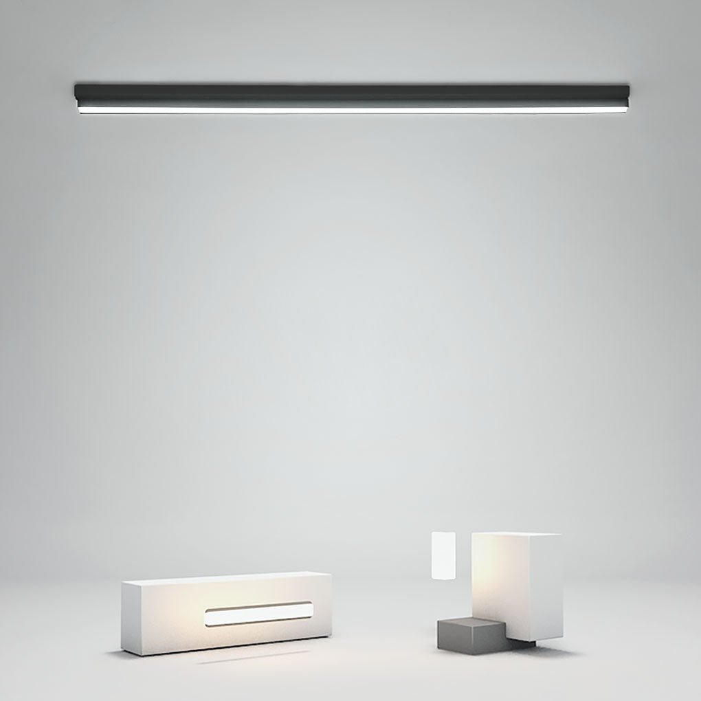 Rectangular Thin Long Strip Flush Mount LED light fixture Wall Light Fixture - Dazuma