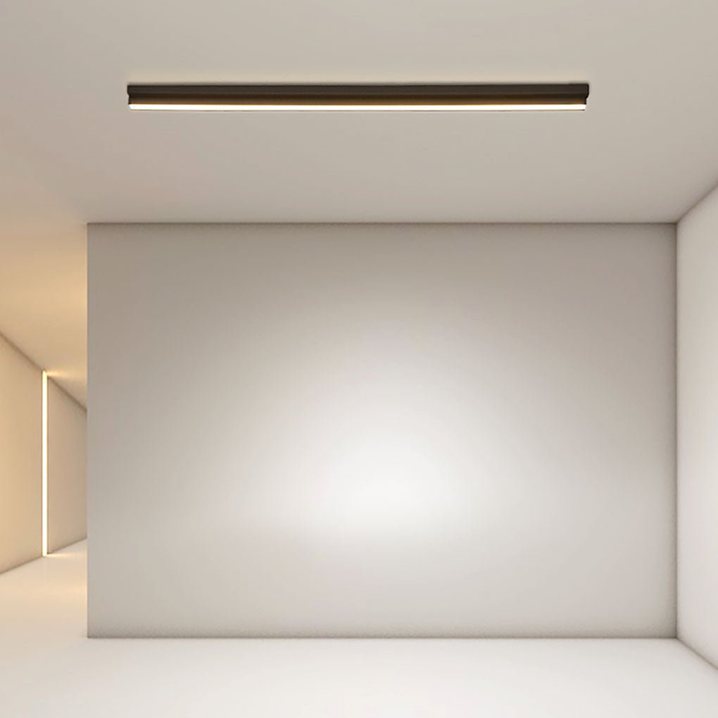Rectangular Thin Long Strip Flush Mount LED light fixture Wall Light Fixture - Dazuma