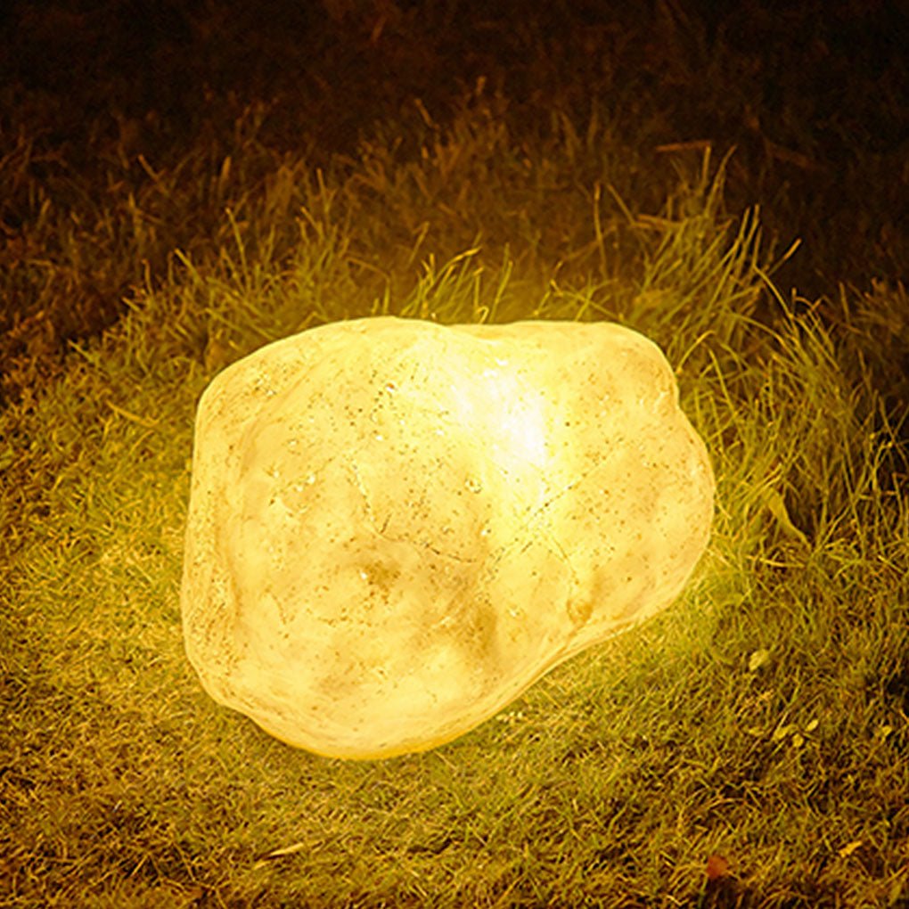 Resin Simulation Stone Rockery LED Landscape Decorative Lighting Lawn Lamp - Dazuma