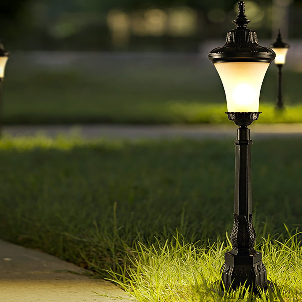 Retro Outdoor High Pole Landscape Decorative Lighting Post Lights for Garden Park - Dazuma