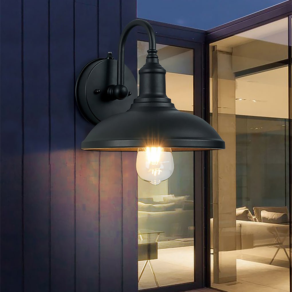 Retro Outdoor Waterproof Induction LED Wall Sconces Balcony Stair Garden Light - Dazuma