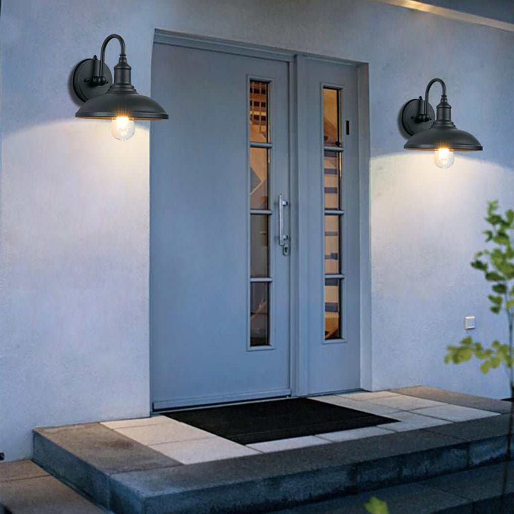 Retro Outdoor Waterproof Induction LED Wall Sconces Balcony Stair Garden Light - Dazuma