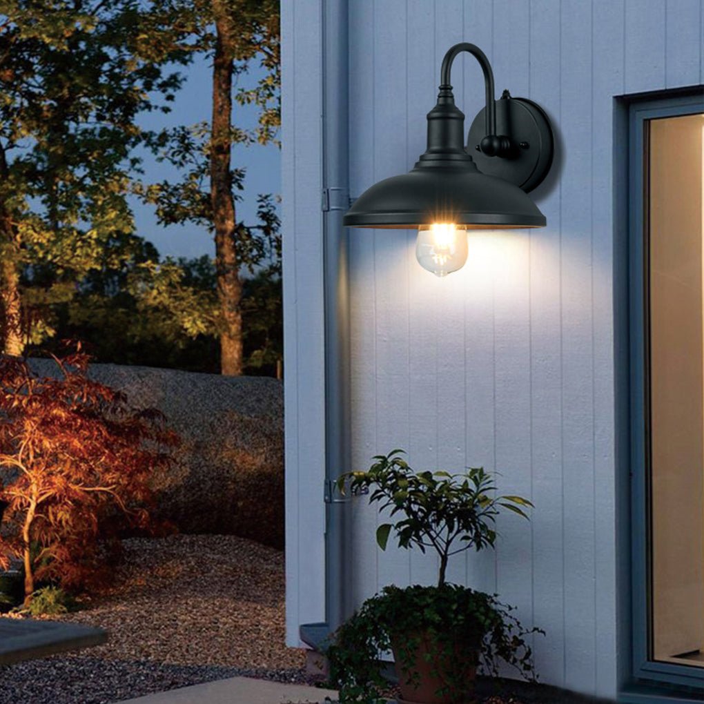 Retro Outdoor Waterproof Induction LED Wall Sconces Balcony Stair Garden Light - Dazuma