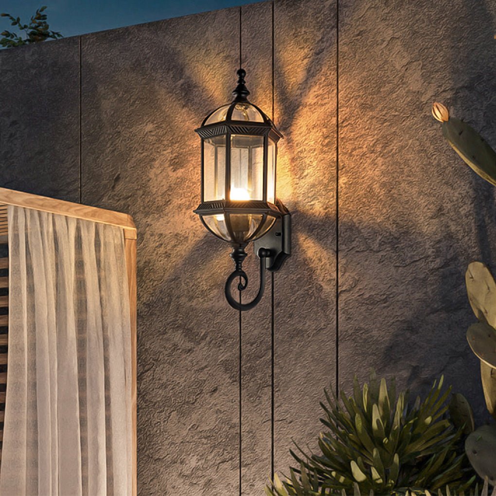 Vintage Waterproof Outdoor Pendant Light Wall Sconces Fence Post Lights Pillar Light Wall Lamp Garden Lights Chandelier Hanging Lamp - Dazuma