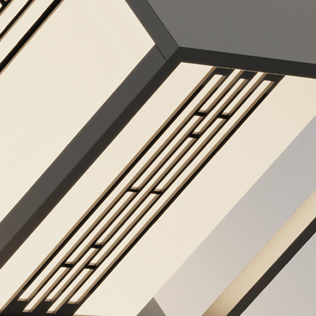 Elegant Retro Outdoor Garden Lamp with Refined Line Design