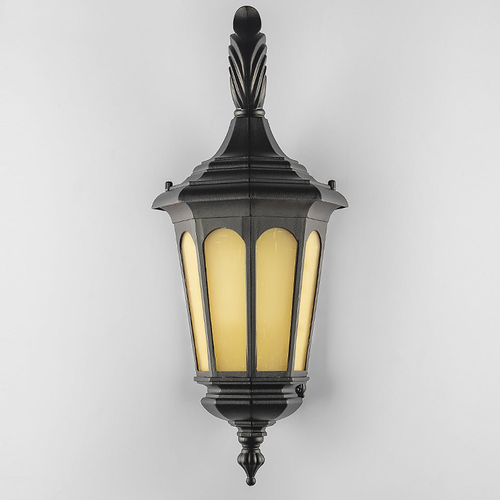 Retro wall sconce combines classic European design with waterproof construction for durable and decorative outdoor lighting.