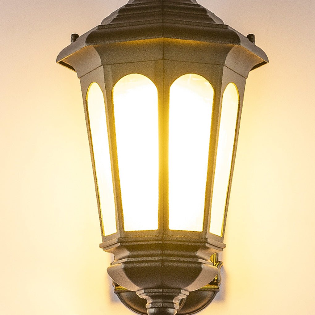 Retro wall sconce offers a vintage European look and waterproof reliability, enhancing patios, gardens, and exterior walls.