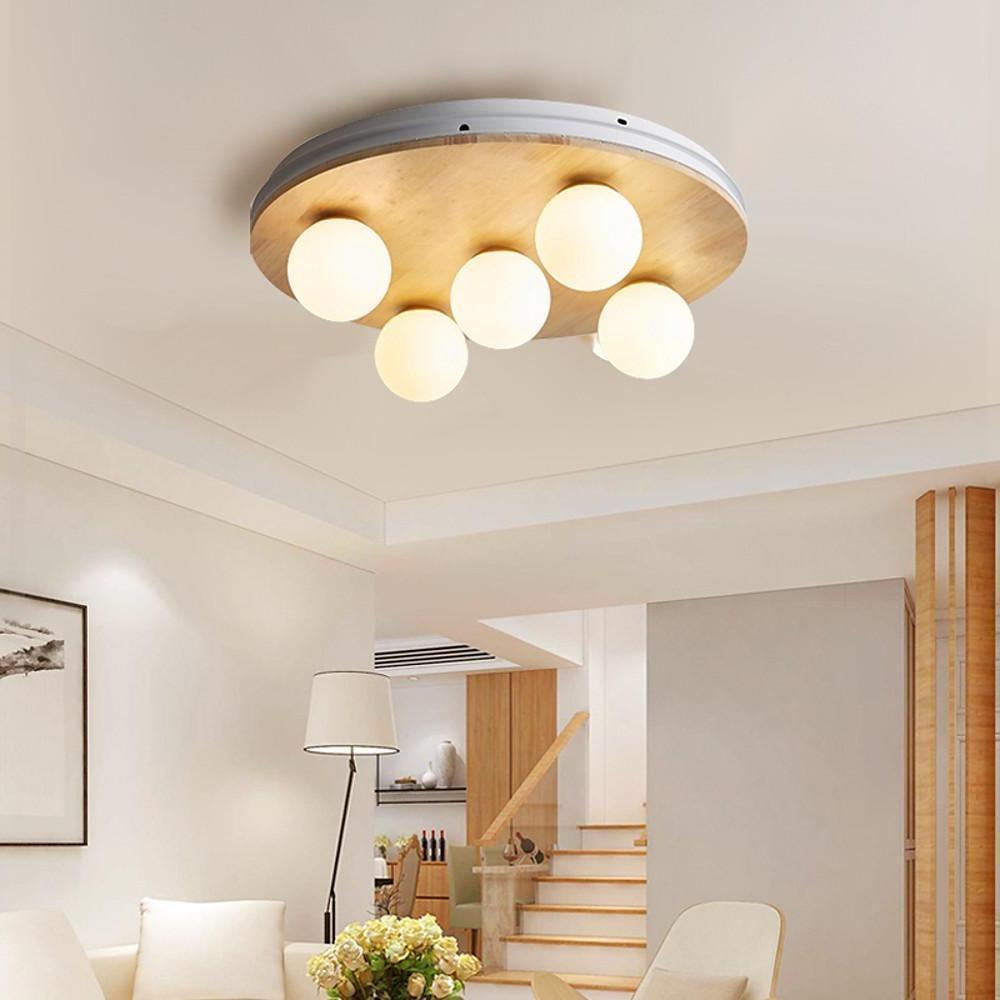 Nordic 5 - Light Round Plane Bubble Ceiling Light