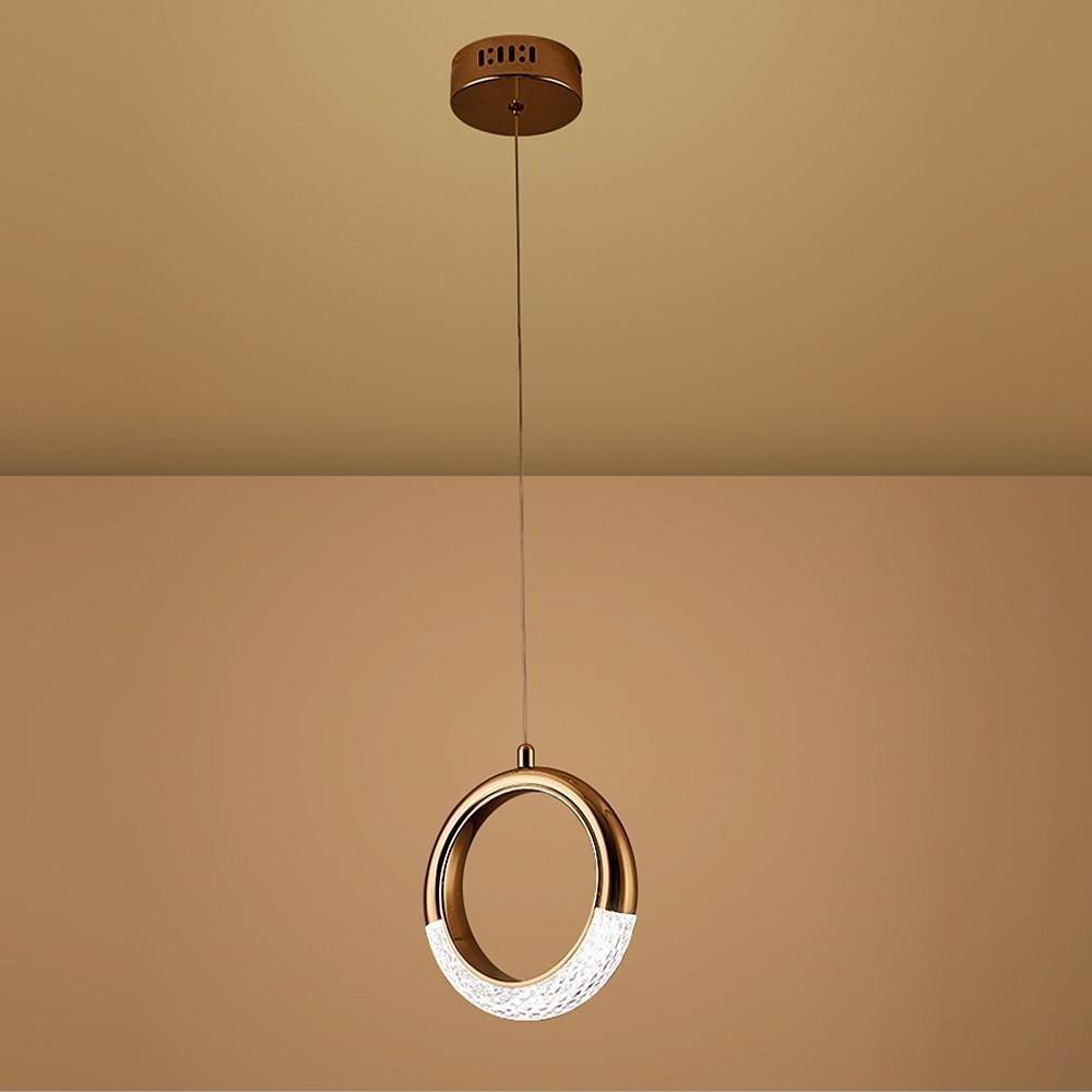 8'' LED 3-Light 1-Light Circle Design Pendant Light Nordic Style Island Lights-dazuma