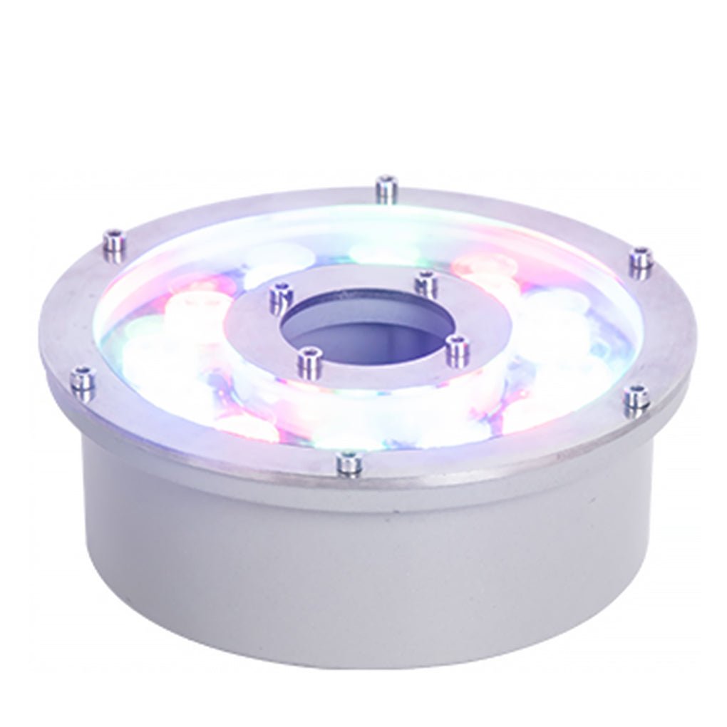 Round Underwater Fountain LED Lights Ring Pool Lights Waterproof Submersible Pond Lights