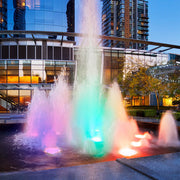 Vibrant LED Ring Pool Lights Waterproof and Colorful Fountain Illumination