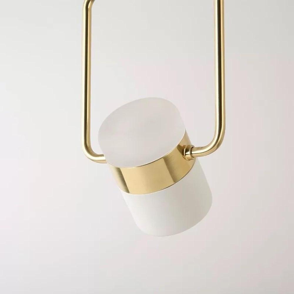 Modern Microphone Shaped Metal Industrial Pendant Light with Ambient Downlight Built - in LED Light Bulb