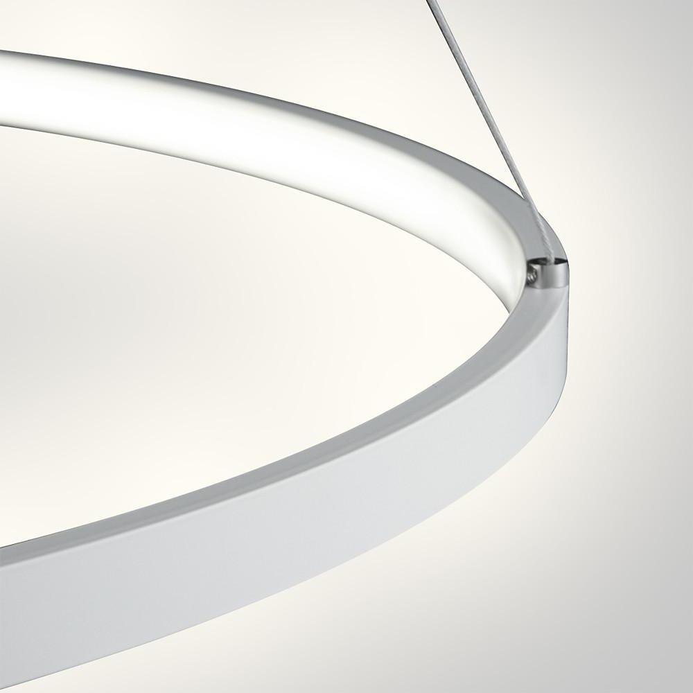 31'' LED 1-Light Pendant Light Metal Acrylic Circle Design-dazuma