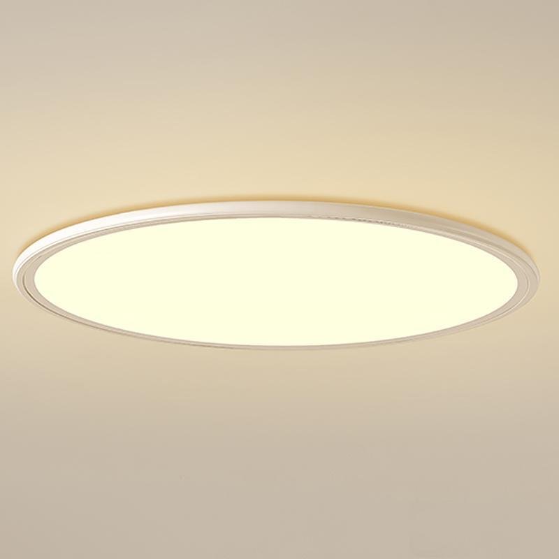 Round LED ceiling light used in a modern interior setting