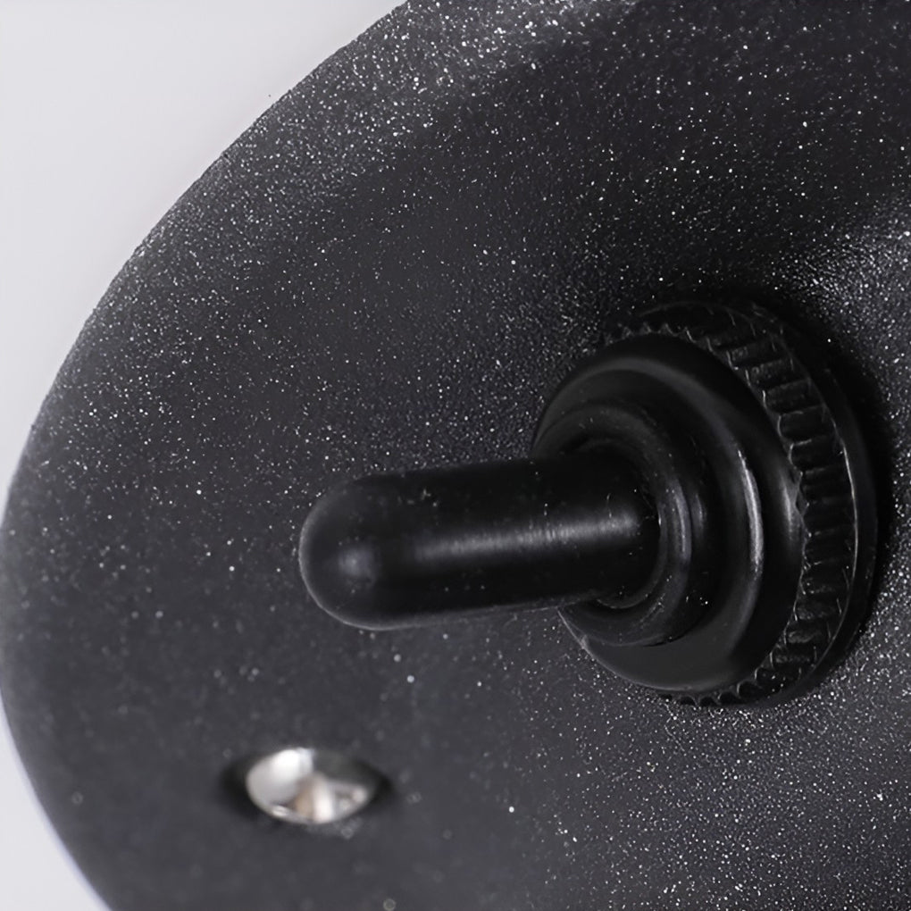 Round UFO - shaped LED Waterproof Solar Modern Outdoor Sconces Wall Lamp