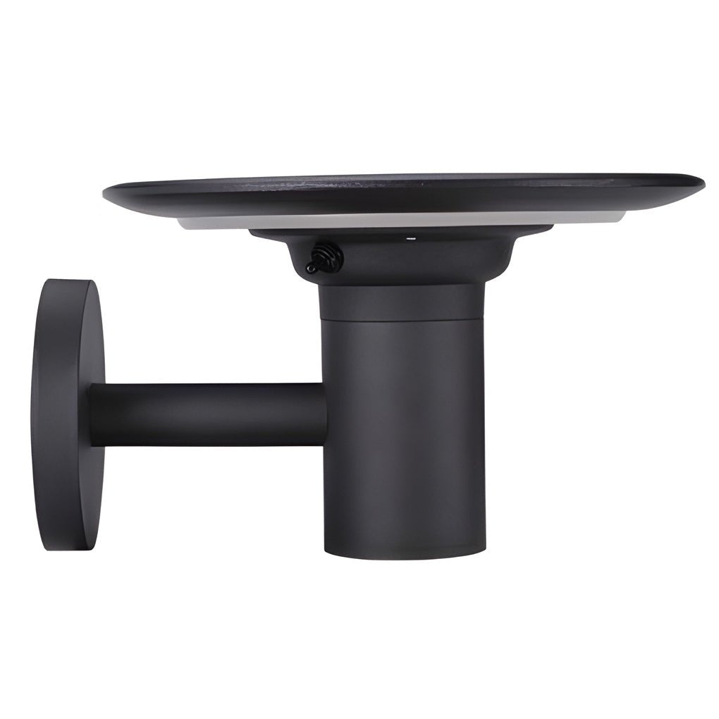 Round UFO - shaped LED Waterproof Solar Modern Outdoor Sconces Wall Lamp