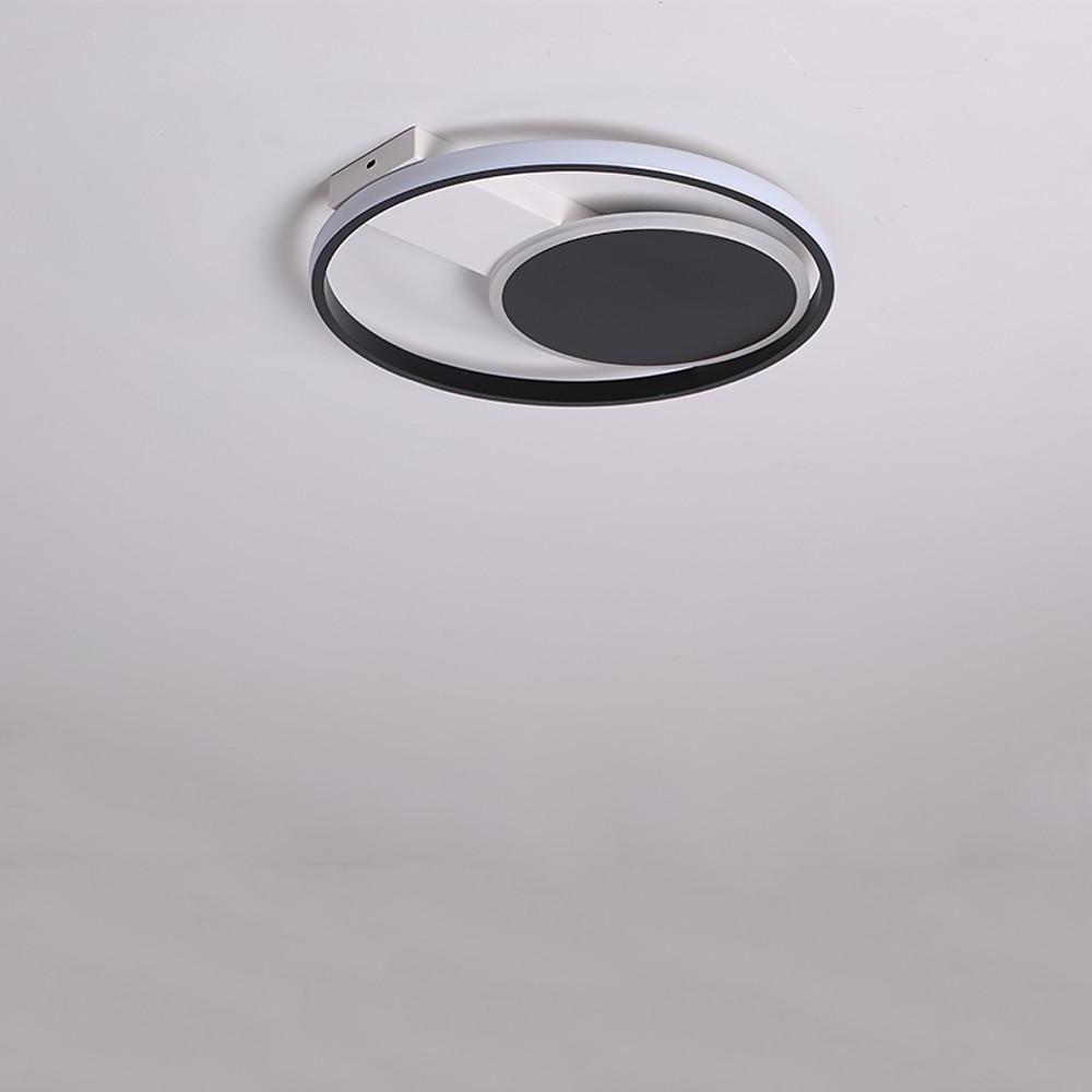 16'' LED 1-Light LED Creative Flush Mount Lights Modern LED Metal Acrylic Linear Ceiling Lights