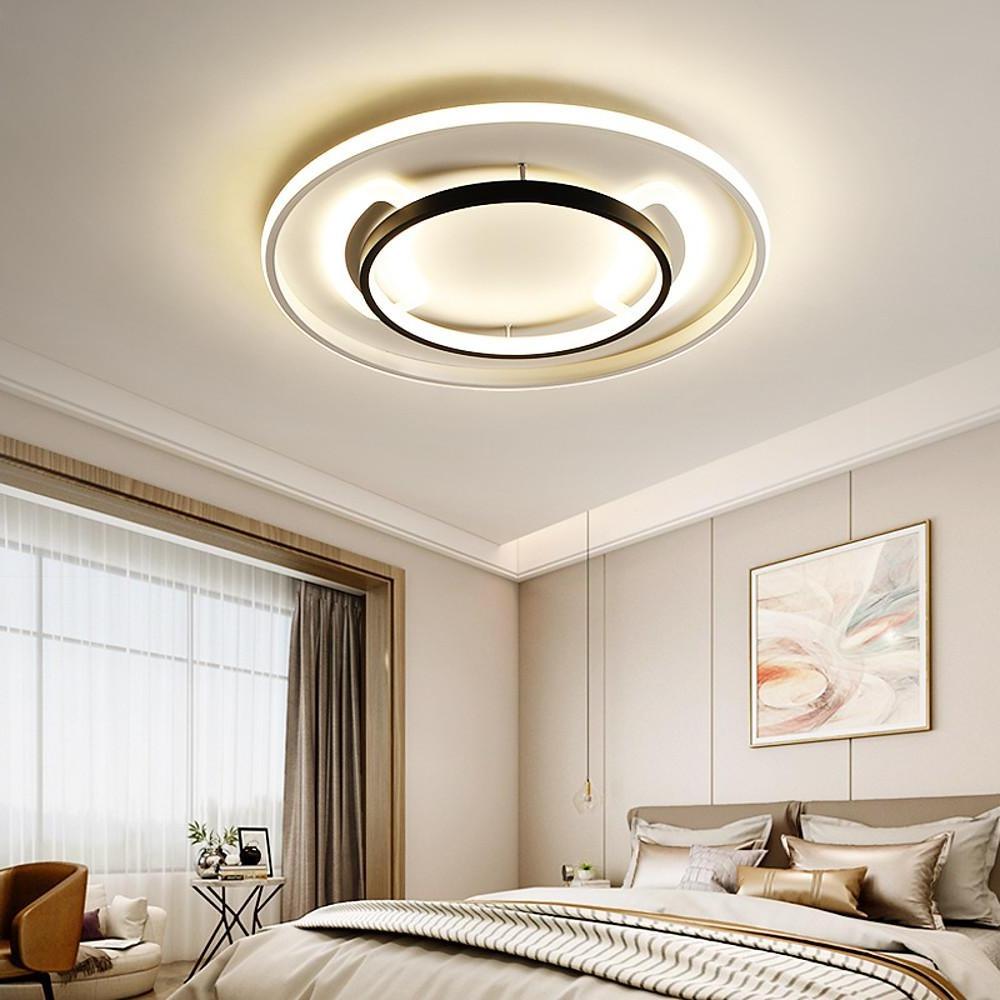 20'' LED 4-Light Cluster Design Flush Mount Lights Metal Acrylic Dimmable Ceiling Lights-dazuma
