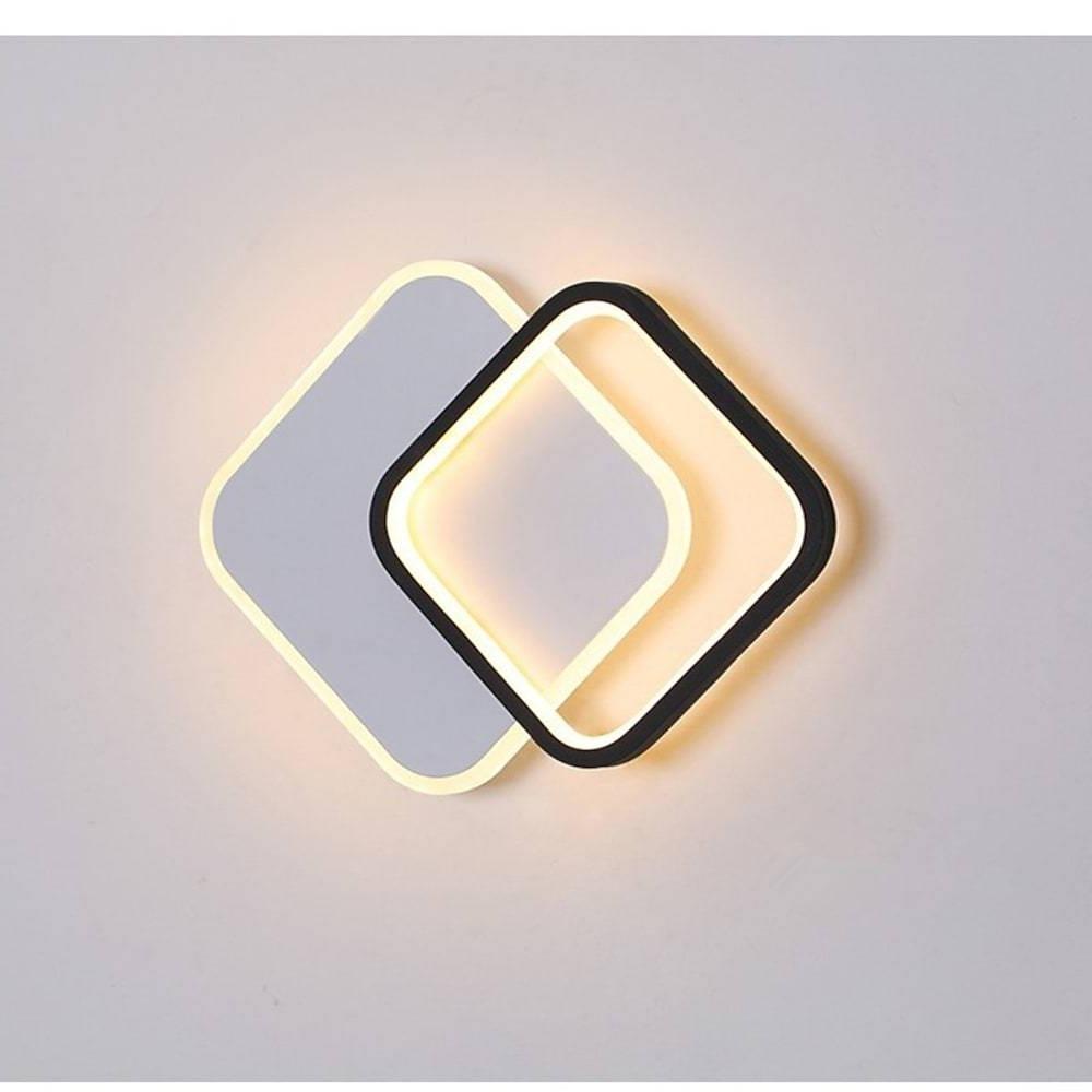 12'' LED 1-Light Geometric Shapes Flush Mount Lights Modern LED Metal Acrylic Stylish Modern Style Flush Mounts Semi Flush Mounts