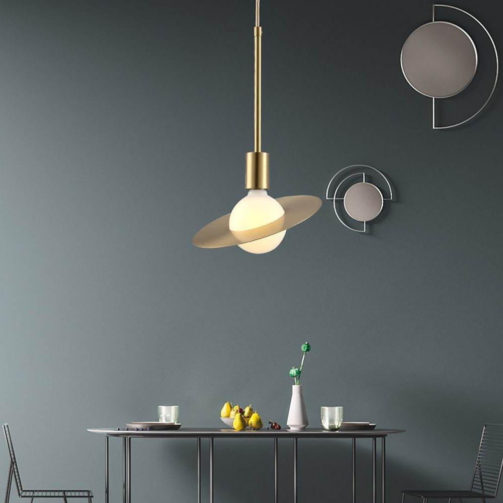 Ball - shaped LED Gold Modern Pendant Lighting Hanging Ceiling Lights