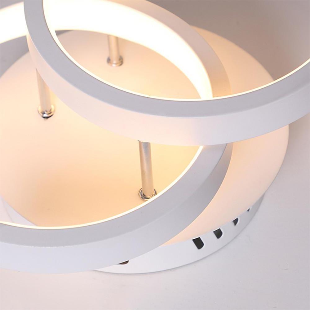 9'' LED 2-Light Line Design Flush Mount Lights Modern LED Metal PVC Modern Style Flush Mounts Semi Flush Mounts