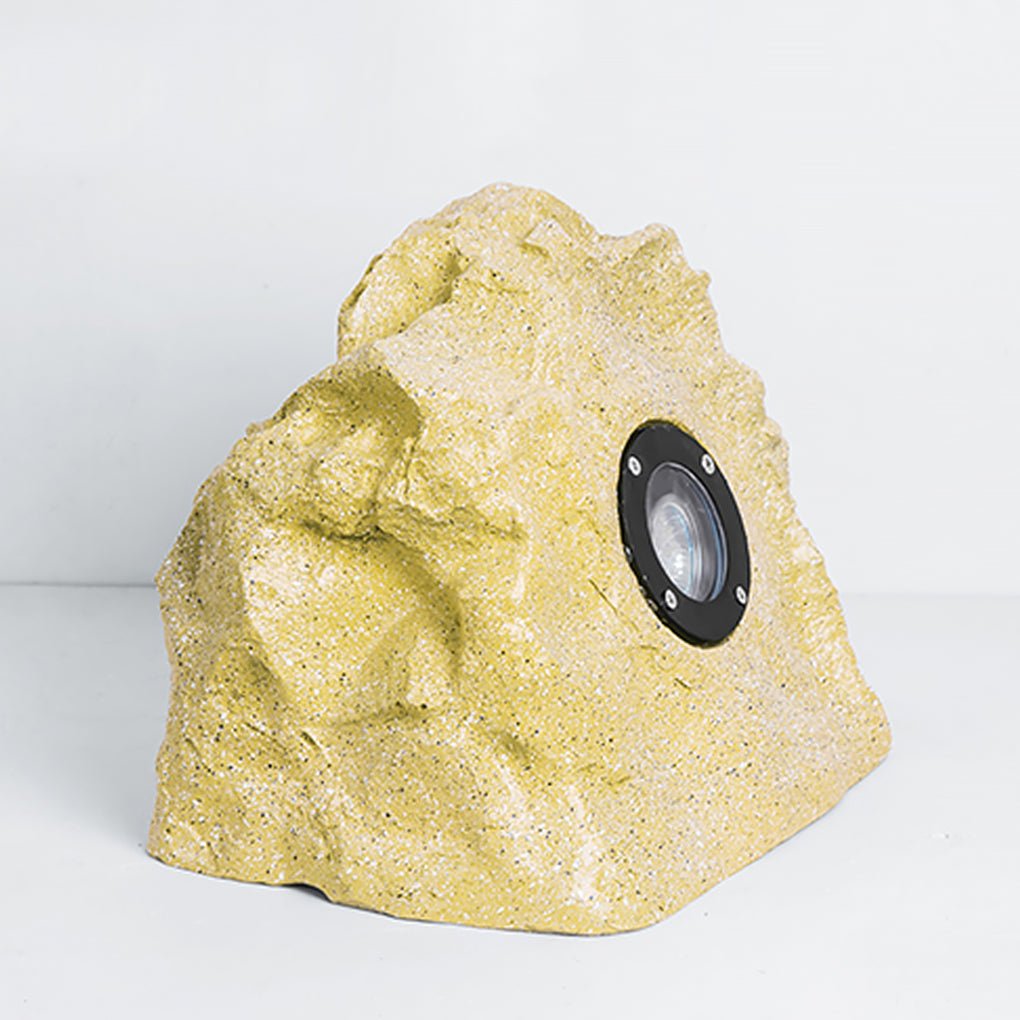 Resin Stone - Inspired Warm LED Garden Light Outdoor Illumination