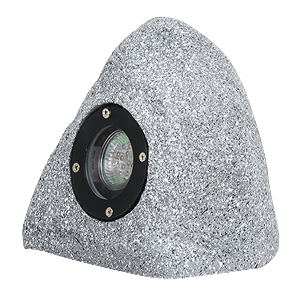Resin Stone - Inspired Warm LED Garden Light Outdoor Illumination