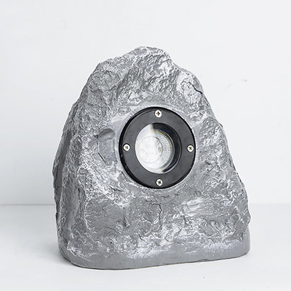 Resin Stone - Inspired Warm LED Garden Light Outdoor Illumination