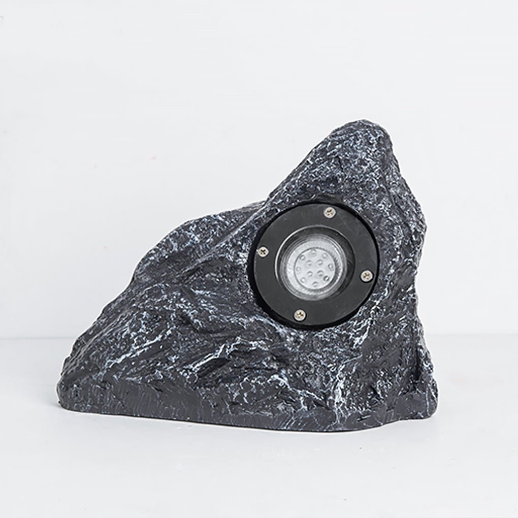 Resin Stone - Inspired Warm LED Garden Light Outdoor Illumination