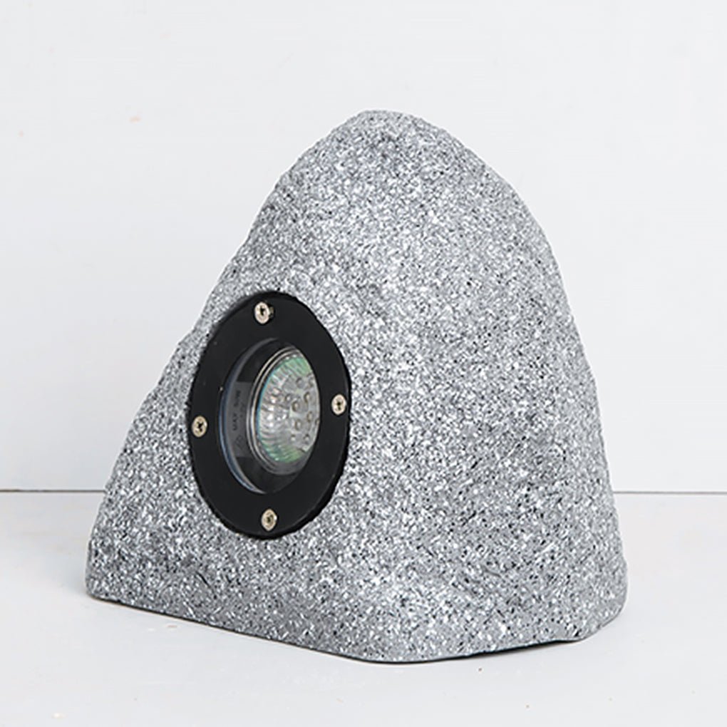 Resin Stone - Inspired Warm LED Garden Light Outdoor Illumination