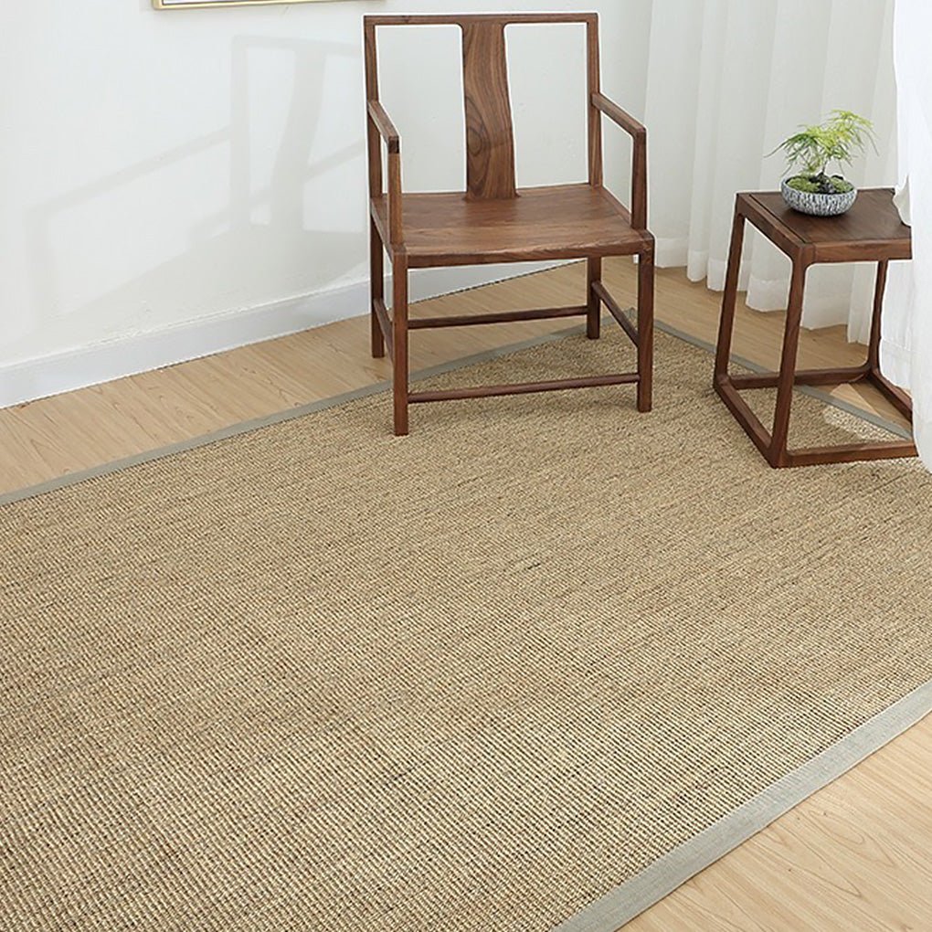 Sisal Hand Woven Straw Carpet Tea Table Mat Natural Farmhouse Area Rug