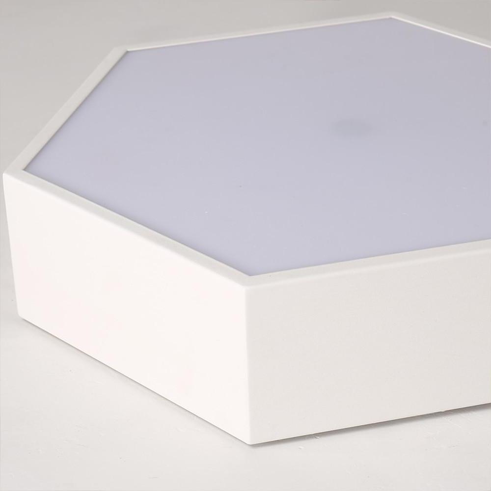 15'' LED 1-Light Tri-color WIFI Control LED Cool New Design Flush Mount Lights Contemporary Chic & Modern Metal Acrylic Novelty Geometrical Ceiling Lights-dazuma