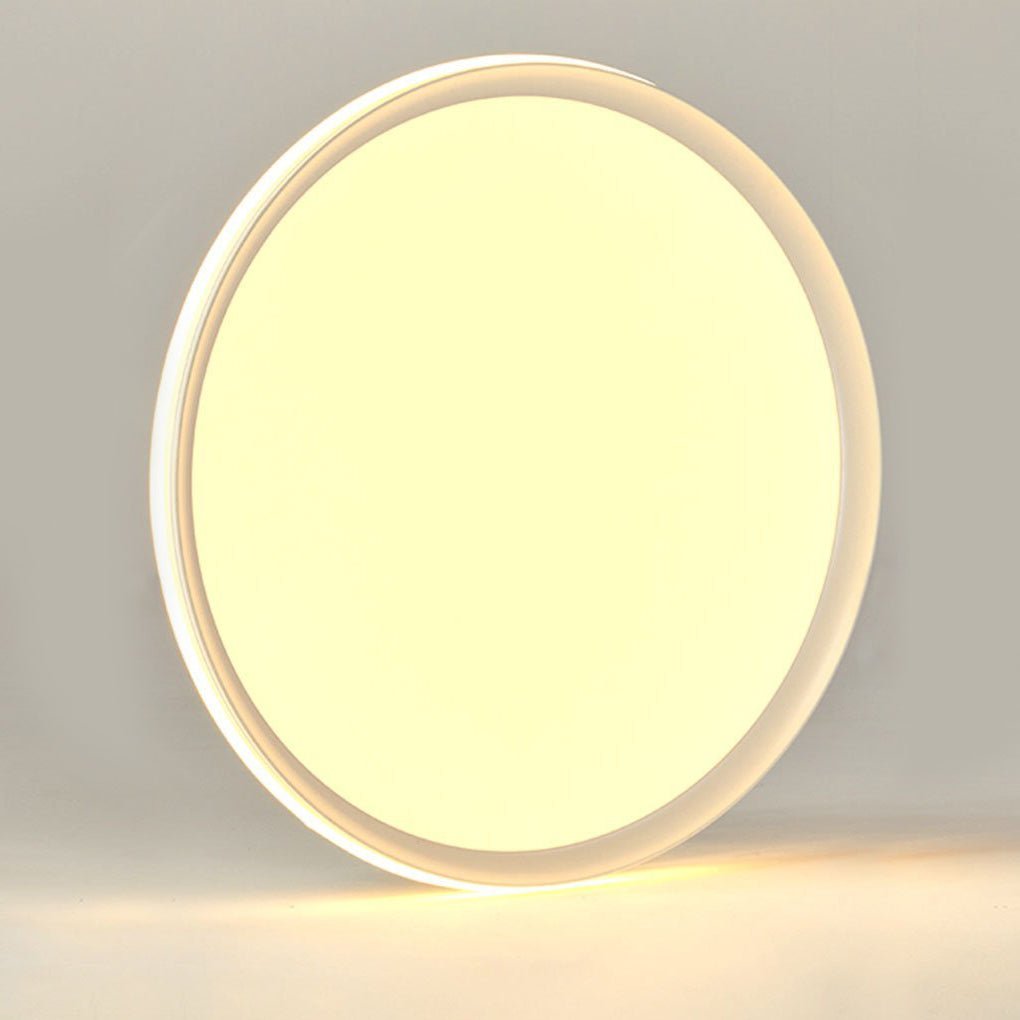 Slim ceiling light vertical product view showing edge lighting effect.