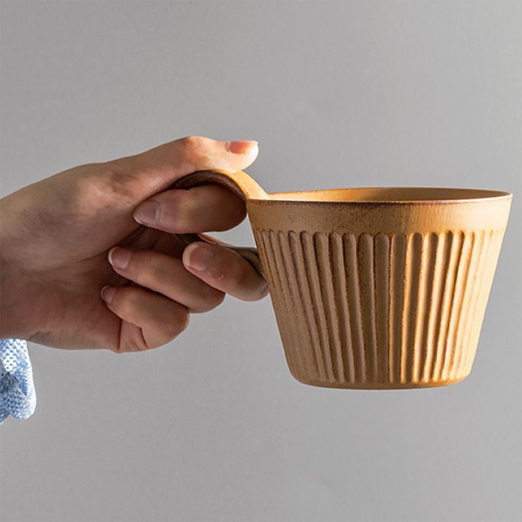 Small Stoneware Teacup Cappuccino Cup - Dazuma
