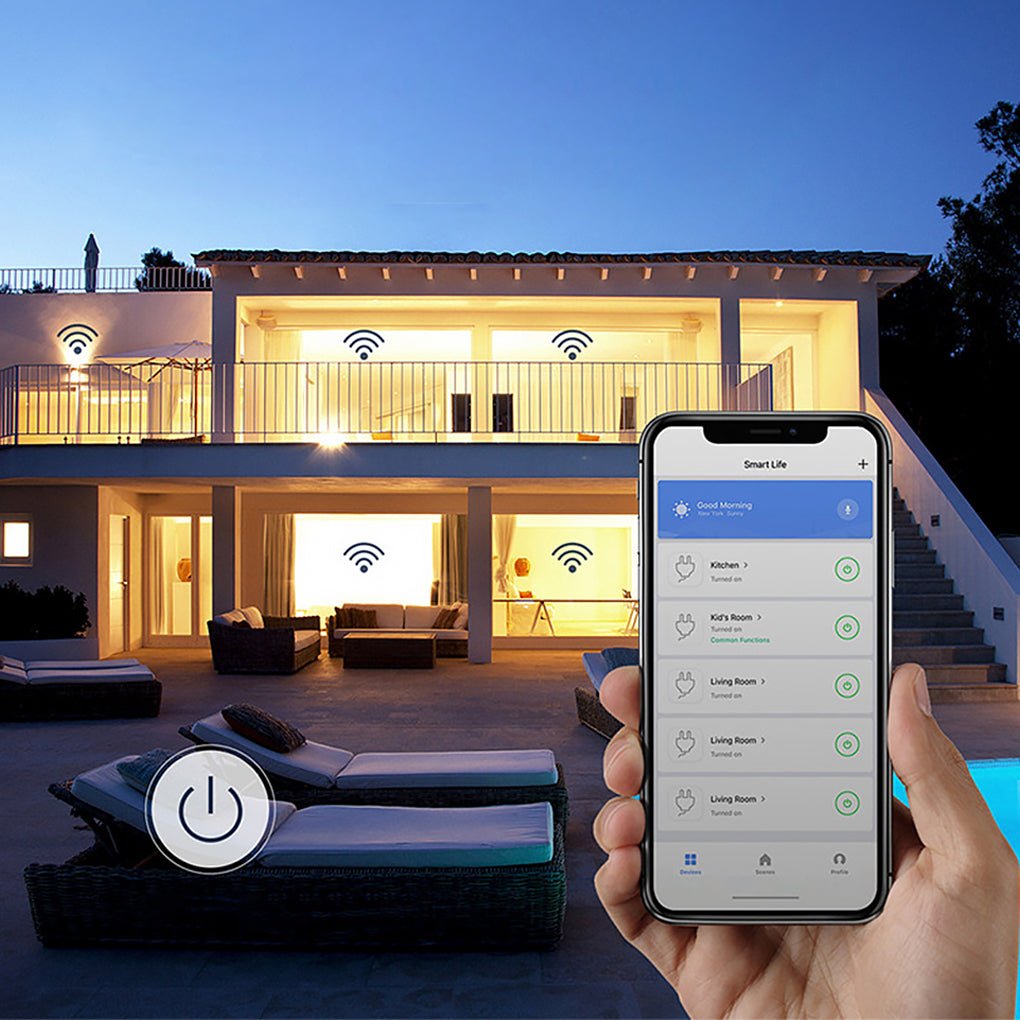 Smart Outdoor Waterproof Mobile Phone Control Timing Switch Home Wireless Socket