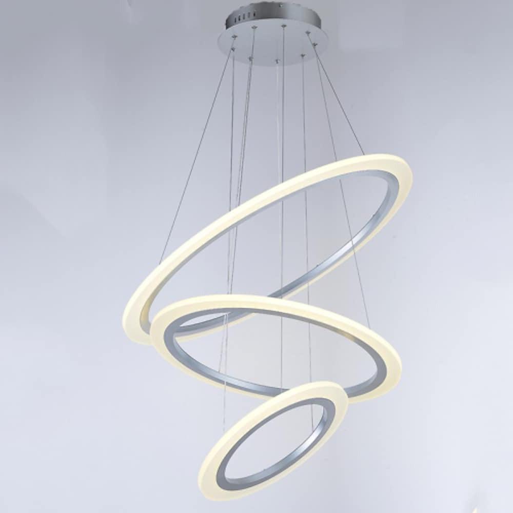 31'' LED More Than 10 Bulbs Modern Contemporary Metal Acrylic Chandeliers-dazuma