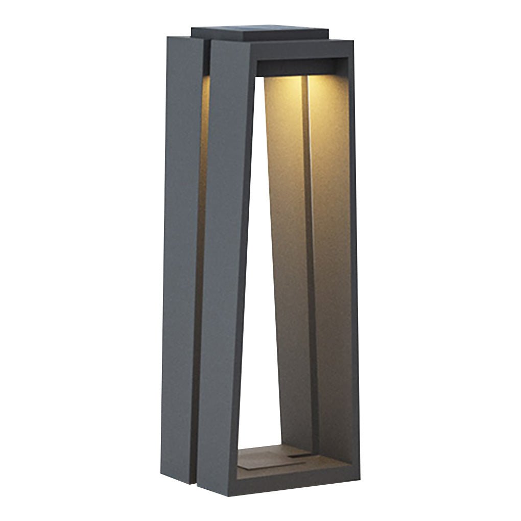 Minimalist Trapezoid Solar Light Waterproof LED Outdoor Illumination