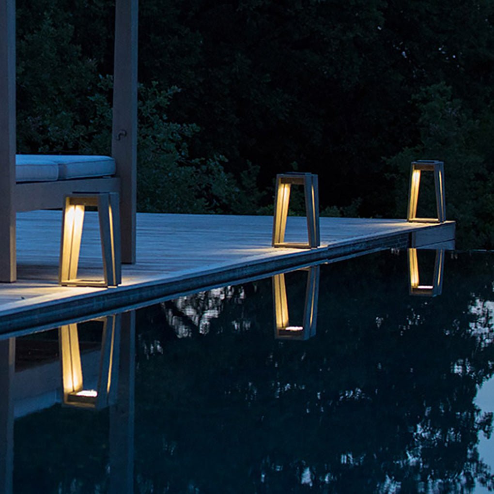 Solar LED Waterproof Minimalist Garden Lawn Landscape Lighting Outdoor Lamp - Dazuma