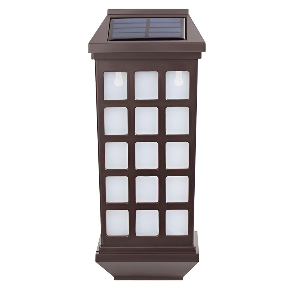 Solar light outdoor wall product image isolated on white background, showcasing classic lantern shape.