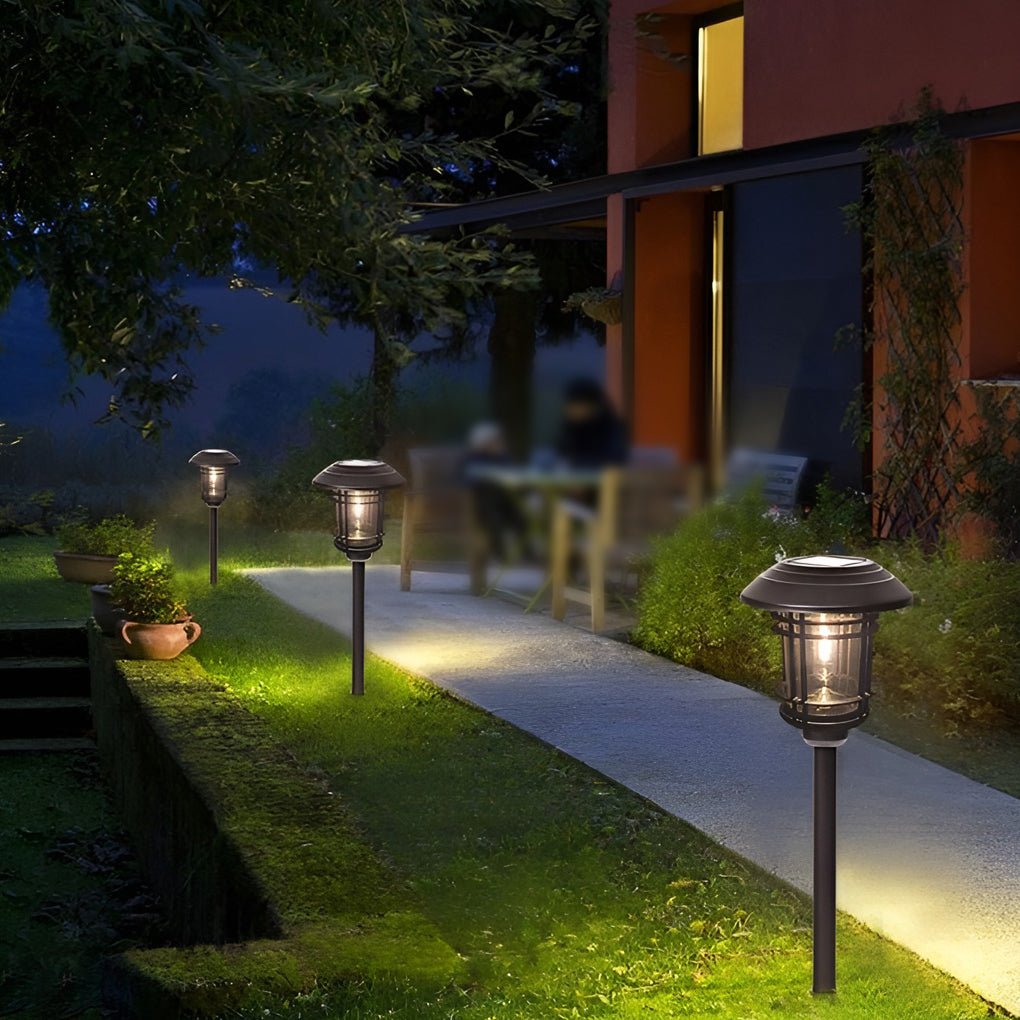 Durable Solar Outdoor Lights with Stainless Steel and Glass