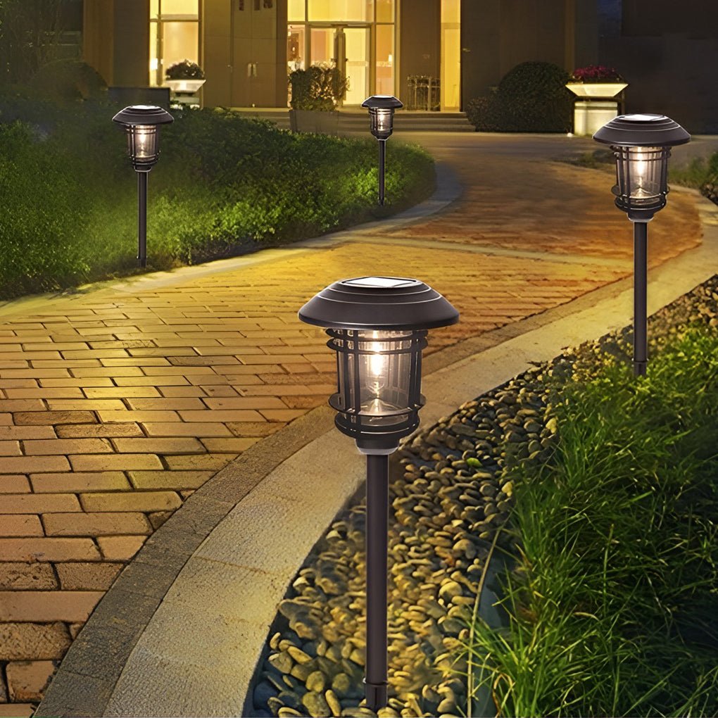 Solar Outdoor Lights Garden Lights LED Post Lights Landscape Lighting Pathway Lights - Dazuma